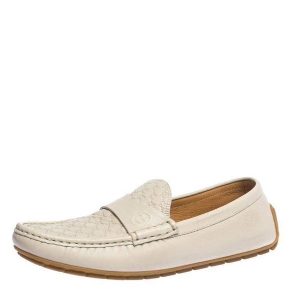 Authentic Gucci Guccissima ivory loafers - Picture 13 of 15